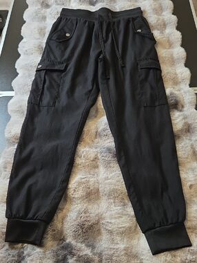 WILLIT Black Cargo Jogger Pants - Comfortable Everyday Fit